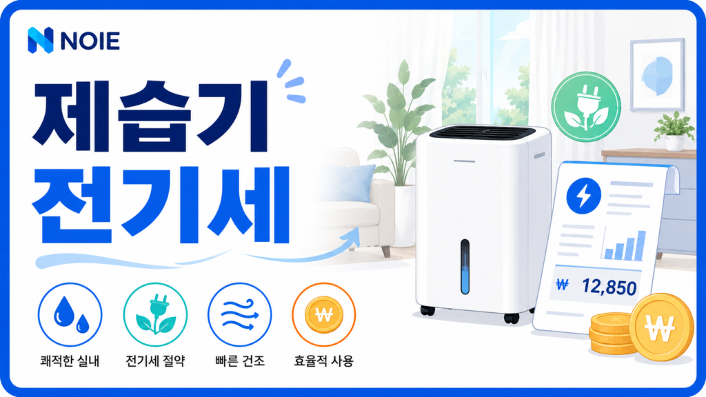 제습기 전기세와 전기요금을 알아보는 썸네일