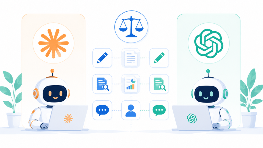 클로드와 ChatGPT 기능 비교