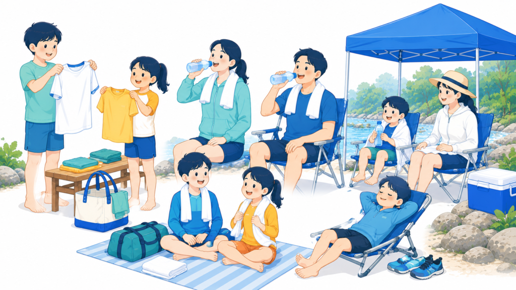 계곡 물놀이 안전수칙 물놀이 후 안전관리