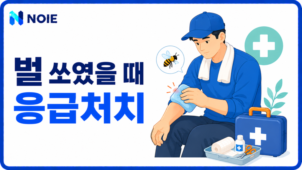 벌 쏘였을 때 응급처치 방법