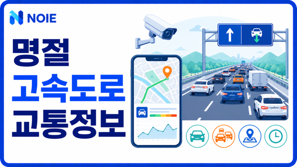 명절 고속도로 교통정보 확인 방법