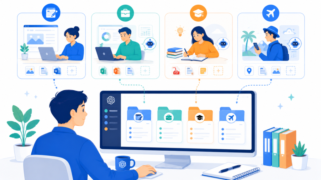 ChatGPT Projects를 활용한 다양한 생산성 작업 사례