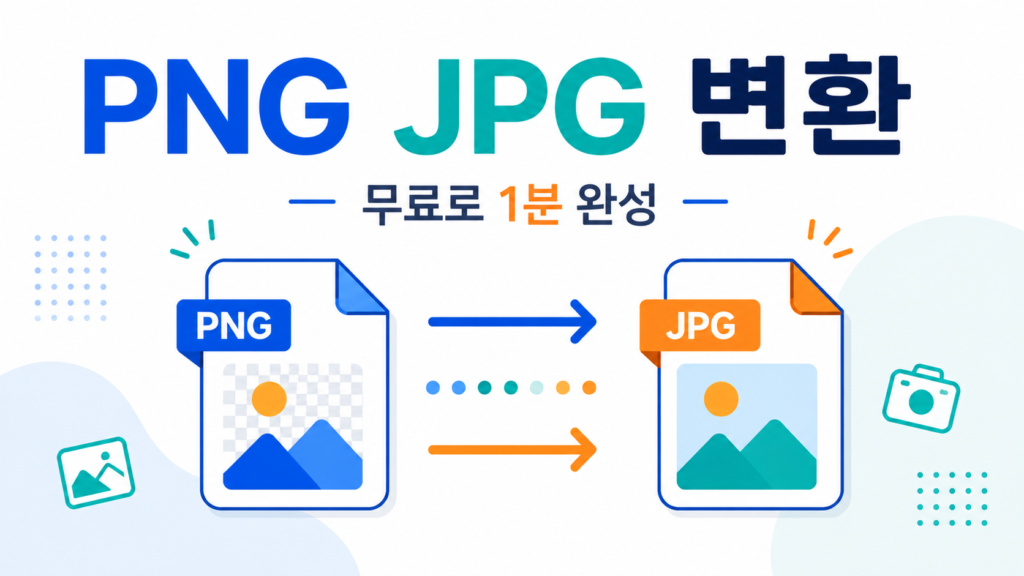 PNG JPG 변환 | 이미지 형식이 안 맞나요? 무료로 1분이면 끝