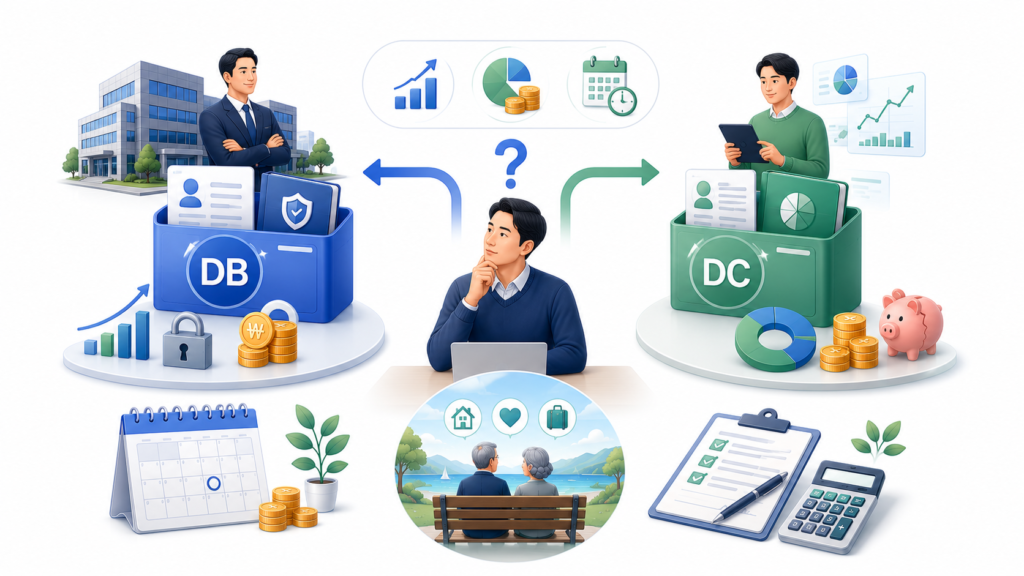 DB형과 DC형 퇴직연금 선택 기준과 노후자산 관리