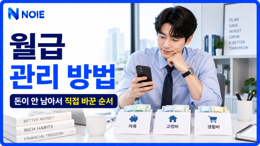 월급 관리 방법과 월급날 돈을 목적별로 나누는 방법