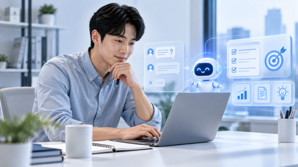 AI 에이전트와 일반적인 생성형 AI의 차이를 이해하는 직장인