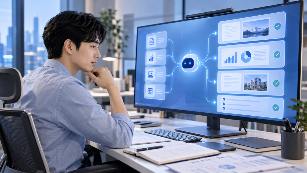 사람의 업무를 여러 단계로 처리하는 AI 에이전트